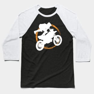 Jump with style Motocross Dirt Bike Baseball T-Shirt